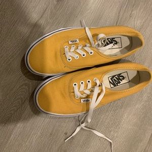 Mustard authentic vans